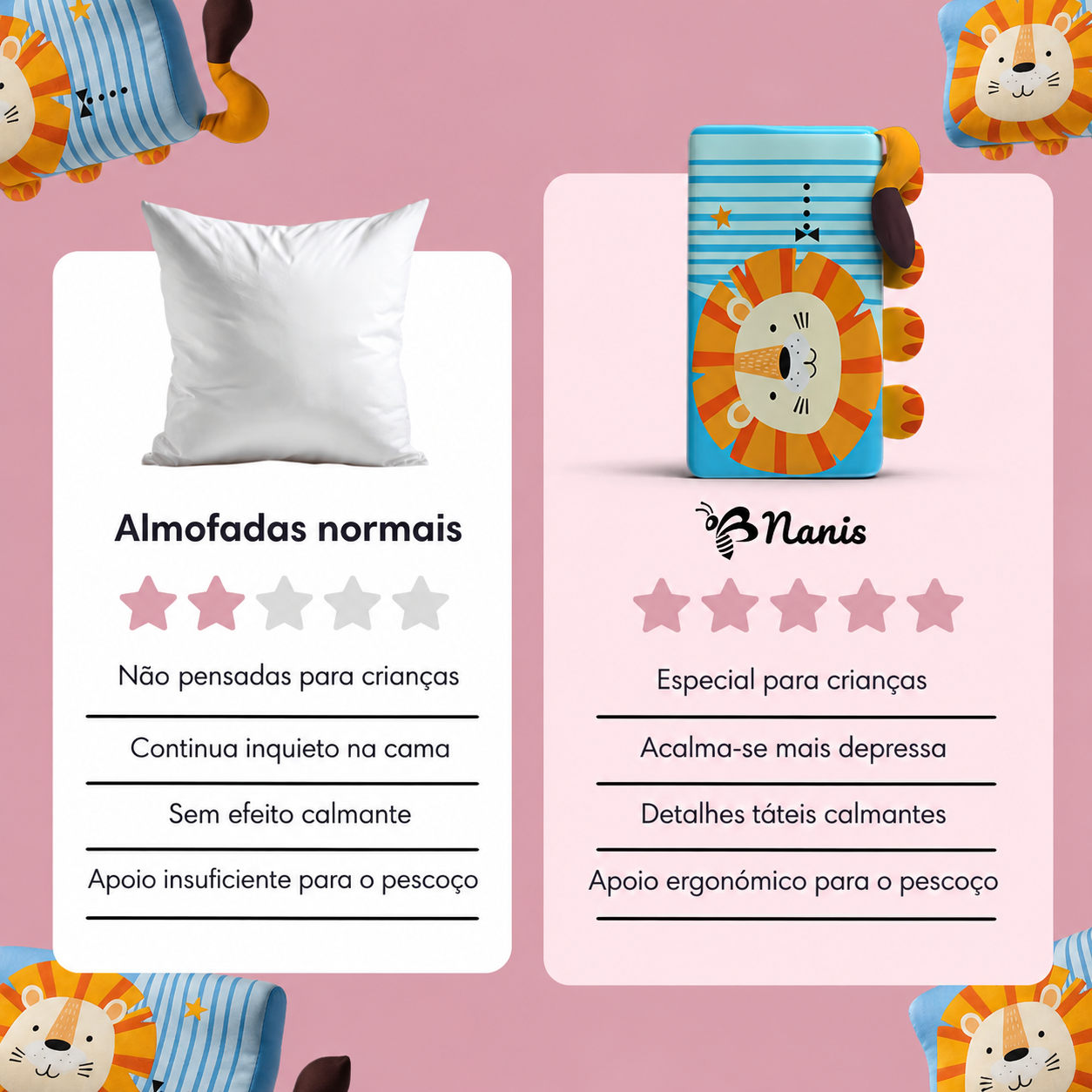 Almofada Calmante Infantil